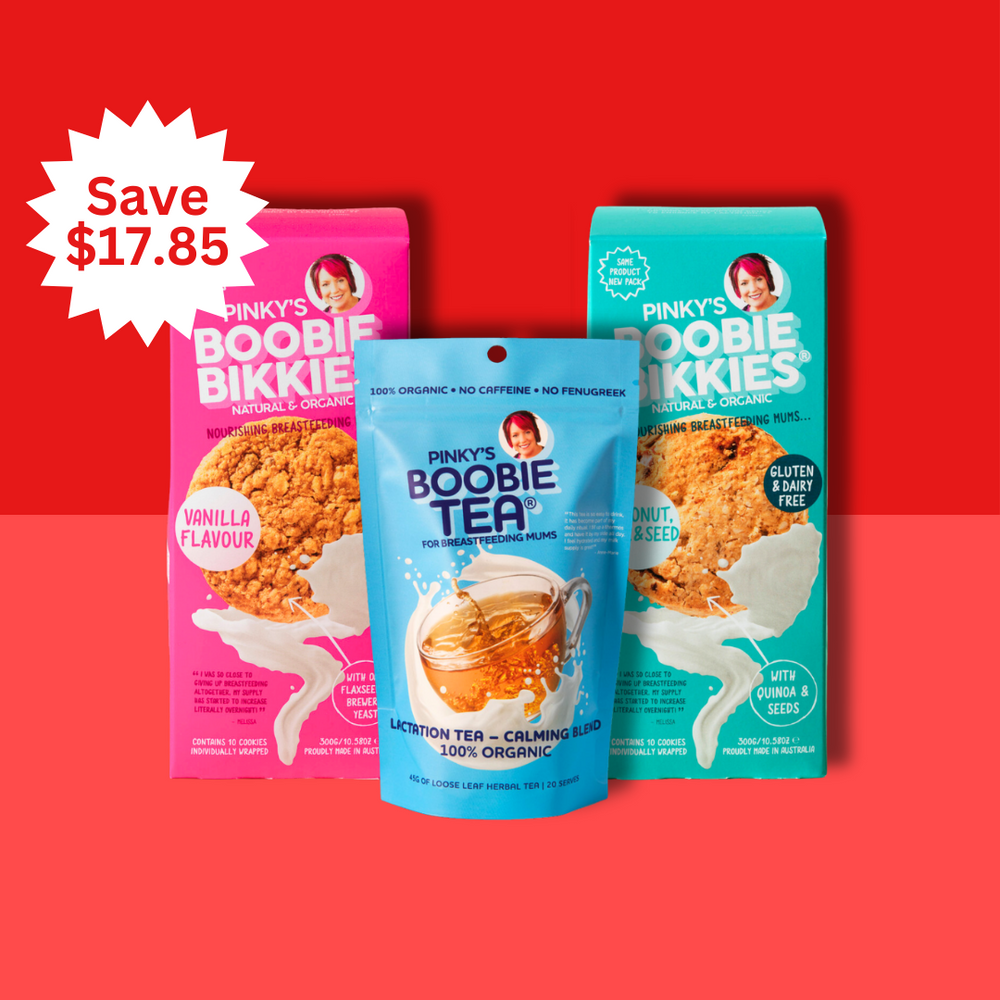 Boobie Bikkies Duo & Boobie Tea Bundle