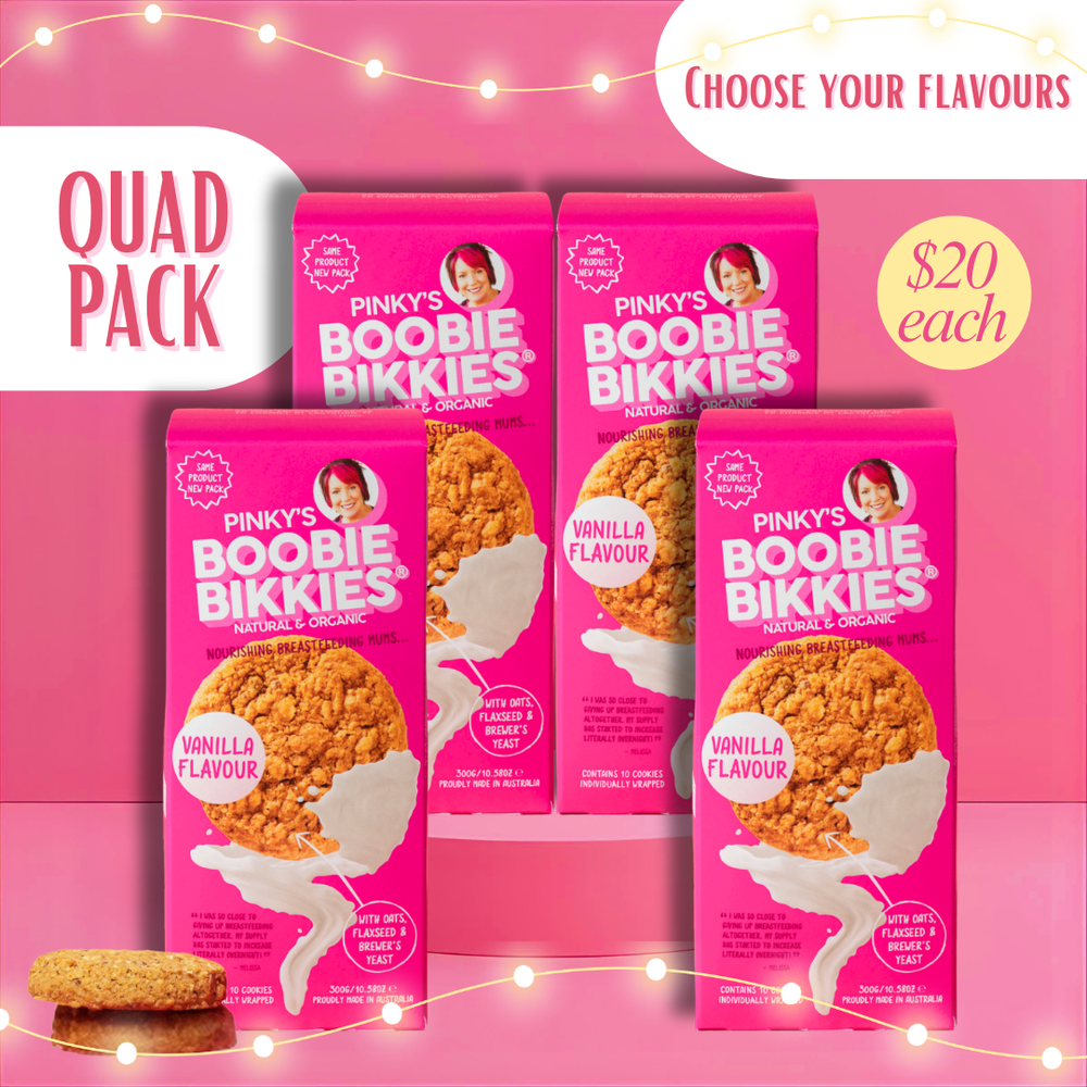 Boobie Bikkies Quad Pack