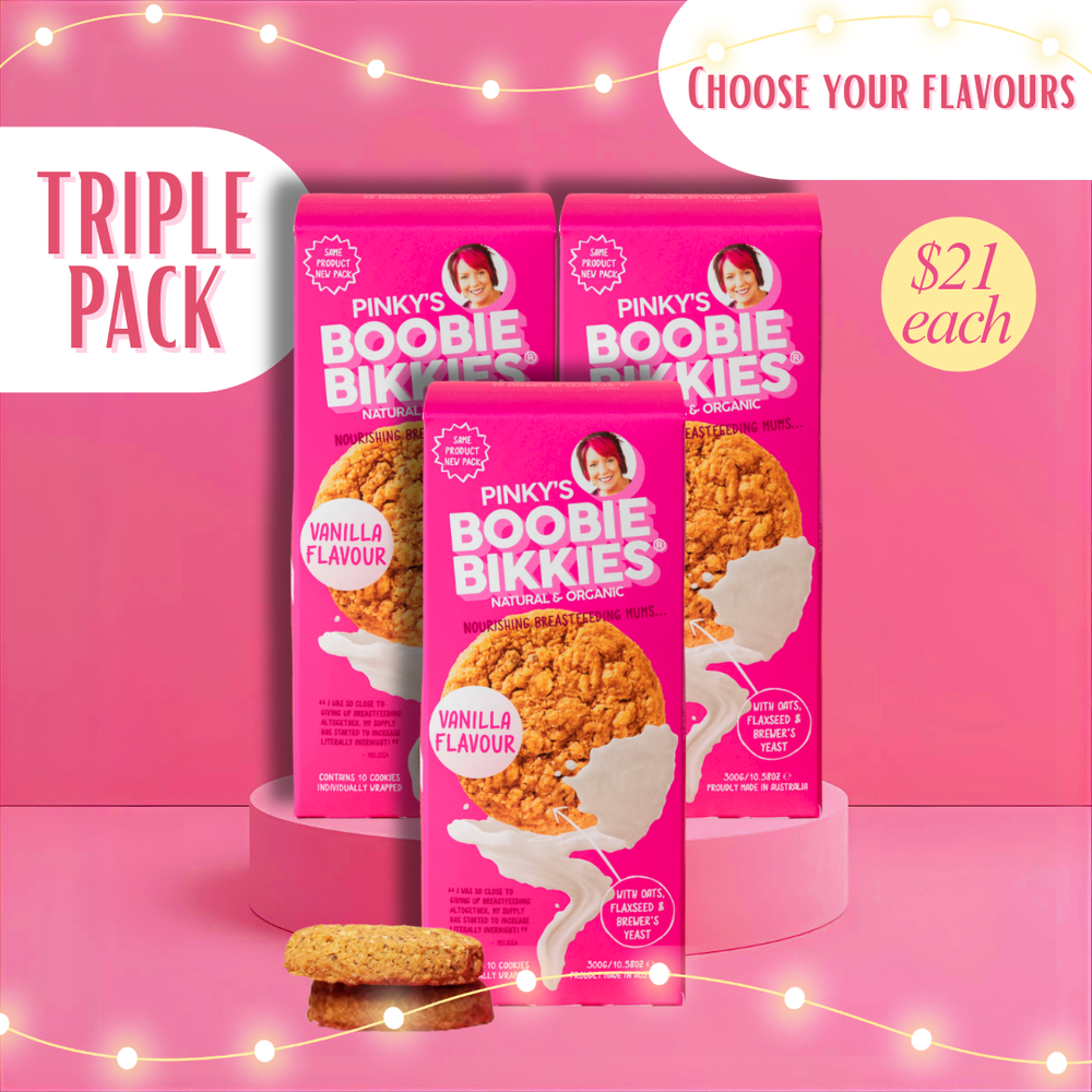 Boobie Bikkies Triple Pack