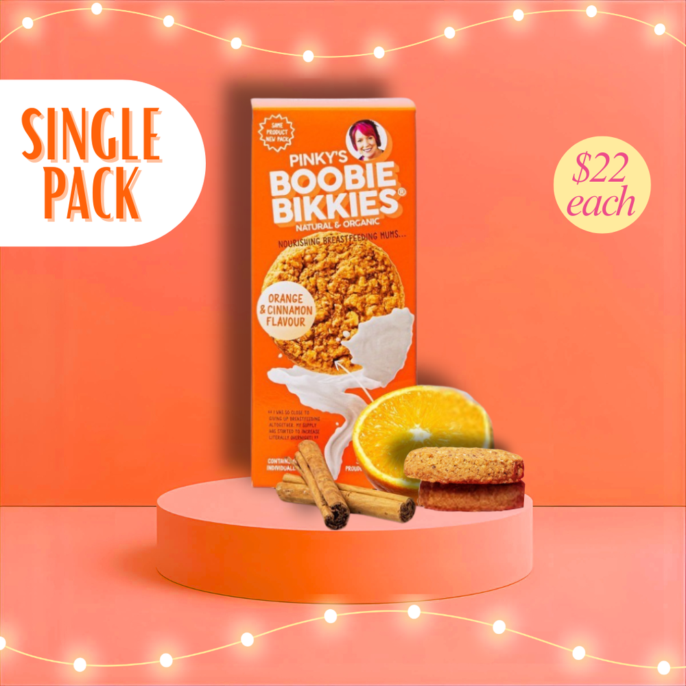 Orange & Cinnamon Boobie Bikkies Single Pack