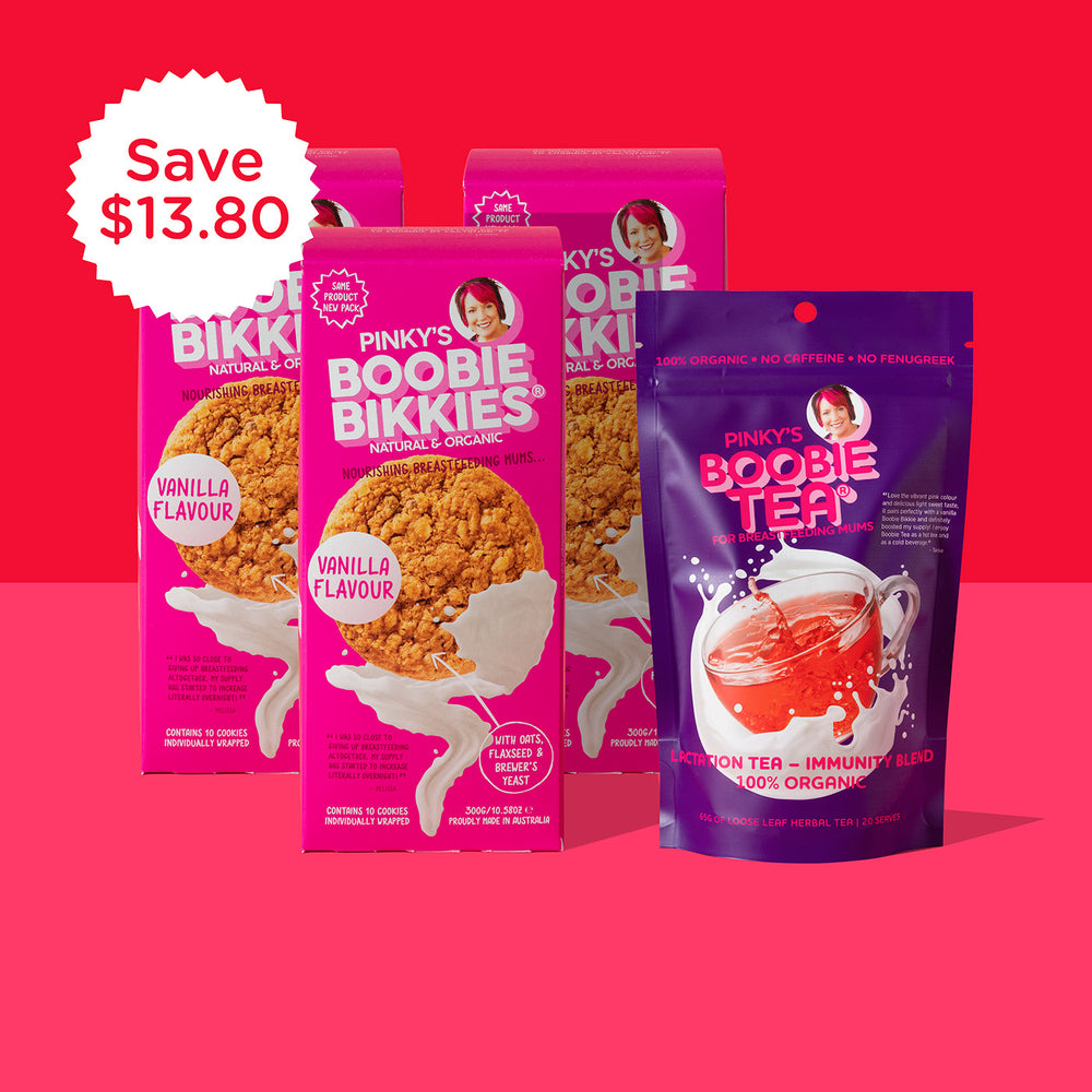 Boobie Foods Bikkie & Tea Bundle
