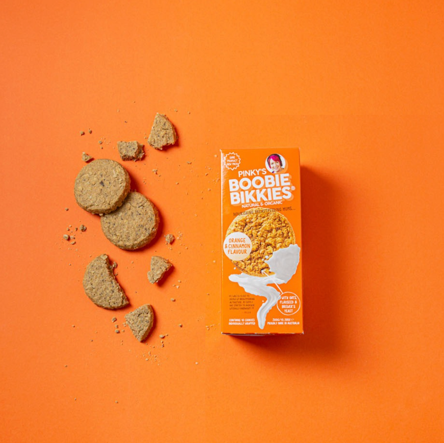 Orange & Cinnamon Boobie Bikkies Single Pack