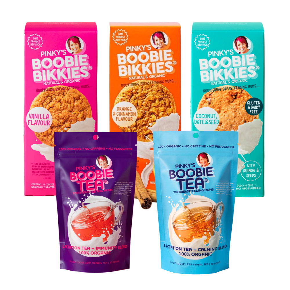 Boobie Bikkies lactation cookies One of Each Bundle bundle