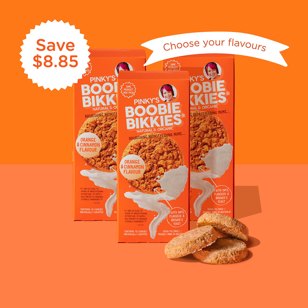 Boobie Bikkies Trio Pack